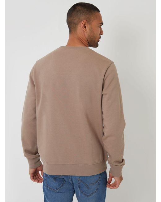 Threadbare Blue Crew Neck Sweatshirt for men