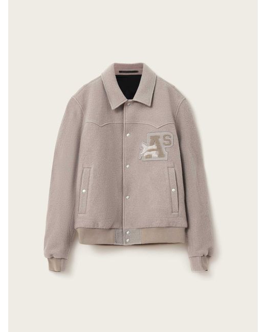 AllSaints Natural Allsaints Light Royce Jacket for men