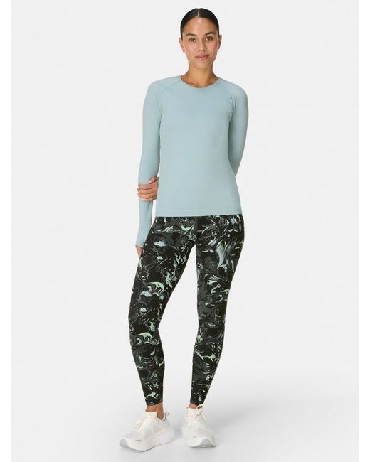 Sweaty Betty Green 7/8 Length Power Workout Leggings