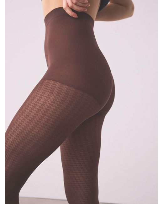 Next Pink Pattern Tights 1 Pack