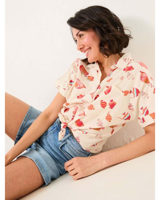 FatFace Pink Fatface Sanchez Shirt
