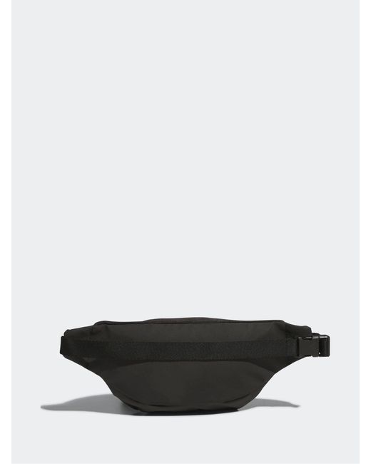 Adidas White Essentials Waist Bag for men