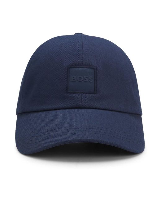 Boss Blue Derrel 100% Cotton Logo Cap for men