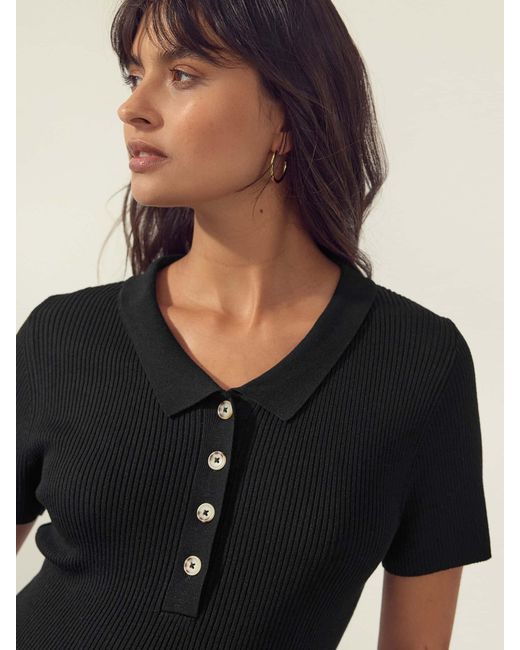 Next Black Maternity Collared Dress