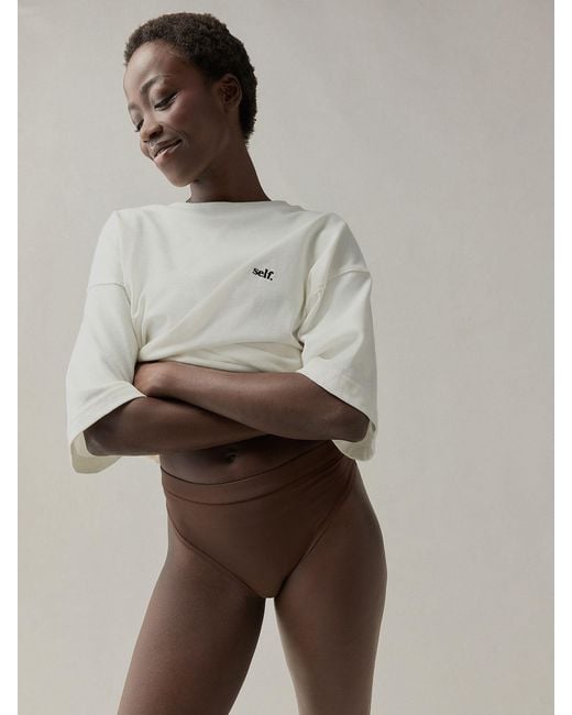 Self Brown Midi Knickers