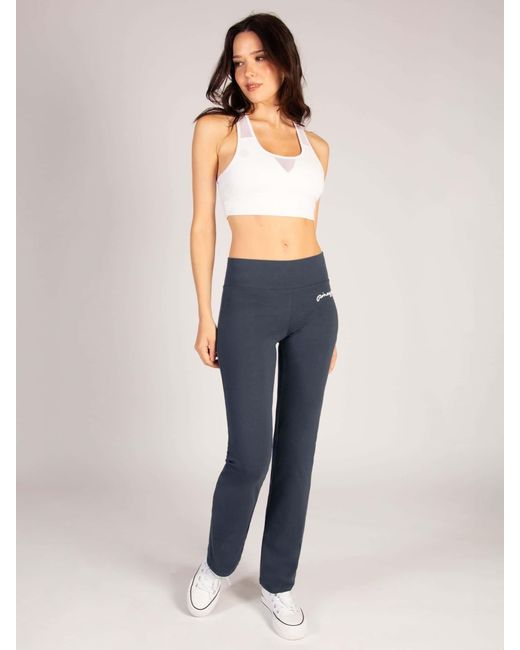 Pineapple Blue Bootcut Jersey Trousers