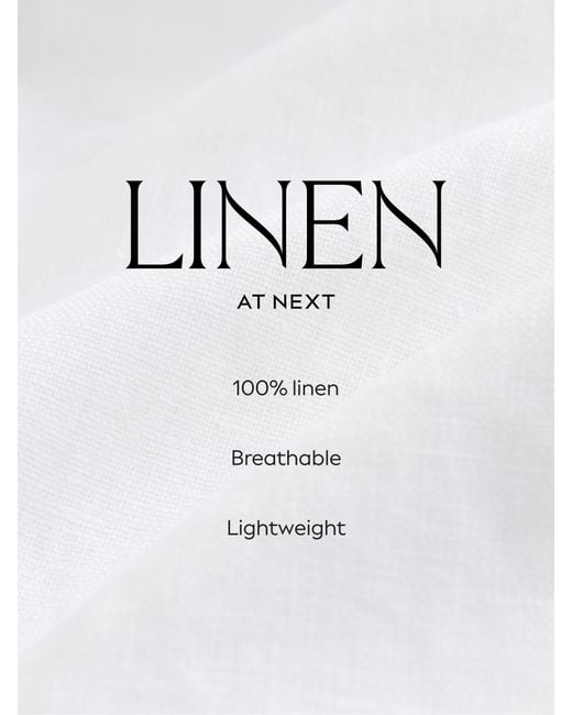 Next Pink 100% Linen Shorts