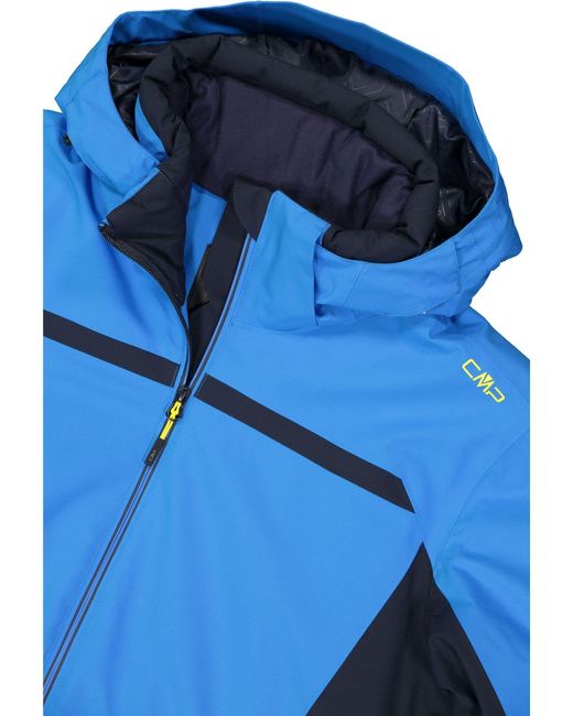 CMP Blue Zip Hood Ski Jacket for men