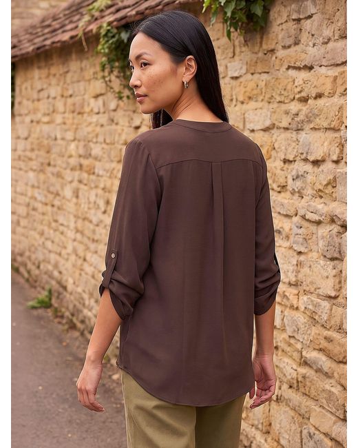 Roman Brown Button Shirt