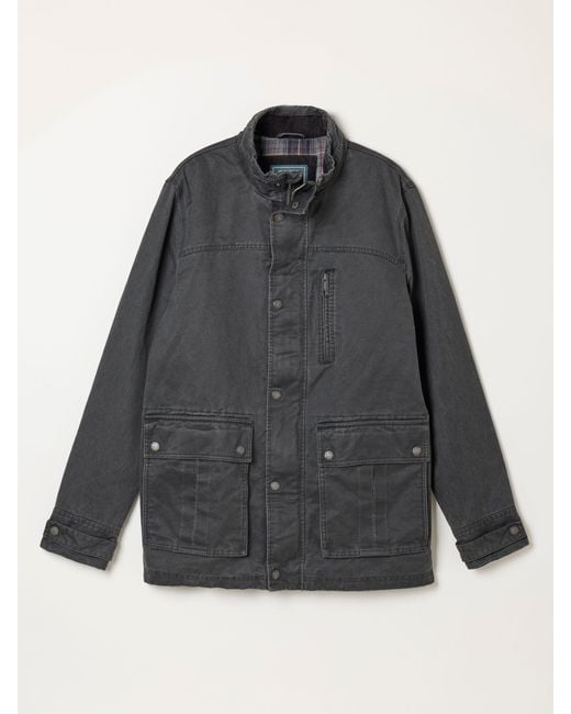 FatFace Gray Fatface Charcoal Lomond Jacket for men