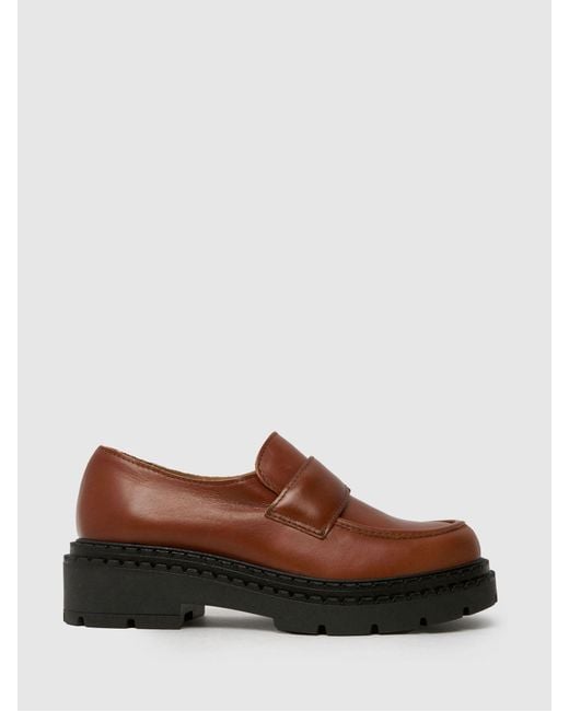Schuh Brown Lawson Chunky Loafers
