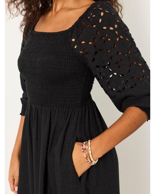 FatFace Black Fatface Adele Midi Dress