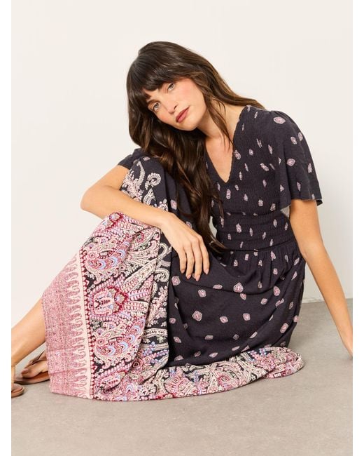 FatFace Pink Fatface Alma Petite Midi Dress