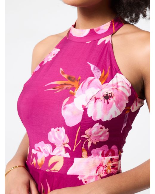 Joe Browns Petite Lulu Floral Halter Neck Dress in Pink | Lyst Australia