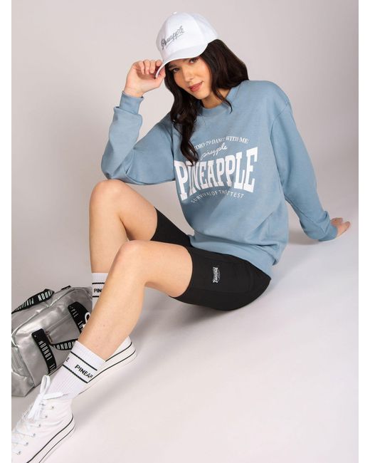 Pineapple Blue Light Logo Sweatshirt