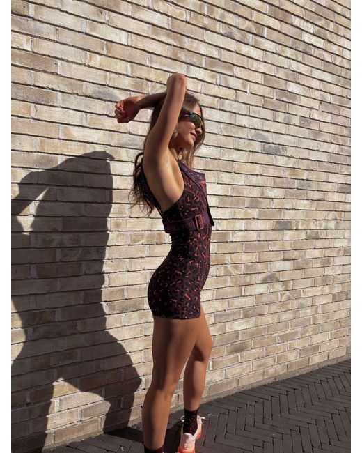 Never Fully Dressed Purple Never Fully Dressed Burgandy Leopard Unitard