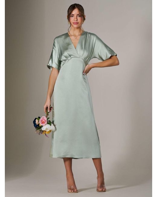 fall wedding guest dress green Mascara MC112019 embellished bodice dress,open lace up back,forest green UK 2