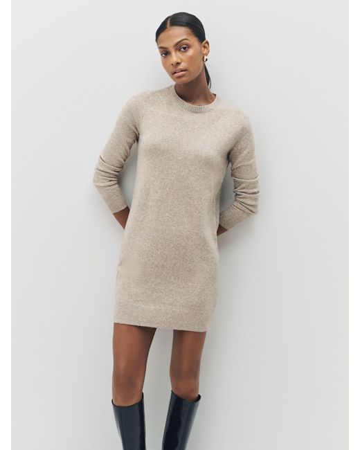 grey long sleeve turtleneck dress Livia Long Sleeves Turtleneck Dress – Psylo main image 0