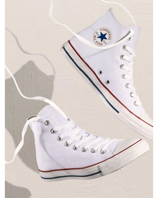 Converse White Standard Fit Chuck Taylor All Star High Trainers