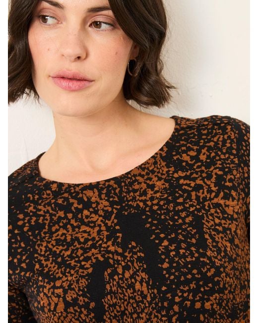 FatFace Brown Fatface Simone Jersey Midi Dress