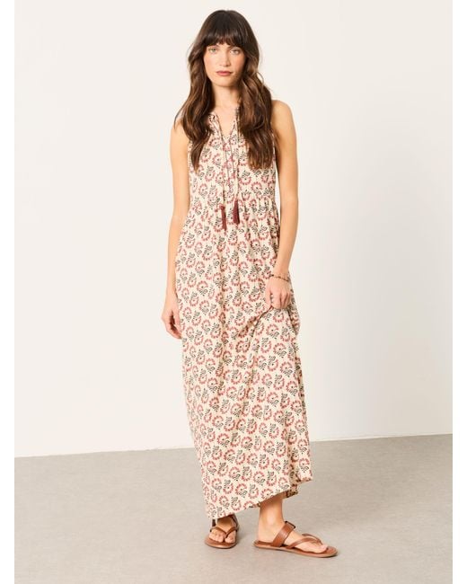 FatFace Green Fatface Elsa Jersey Maxi Dress