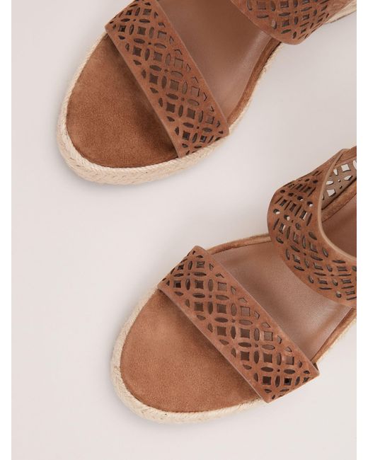 Phase Eight Natural Suede Espadrilles Shoes