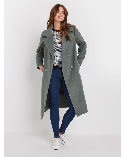 M Com Gray Tailored Coat