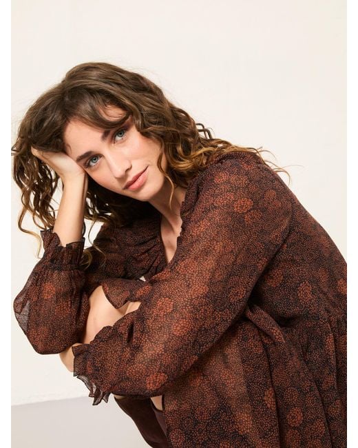 FatFace Brown Fatface Bella Petite Dress