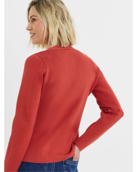 JD Williams Red V-Neck Statement Button Cardigan