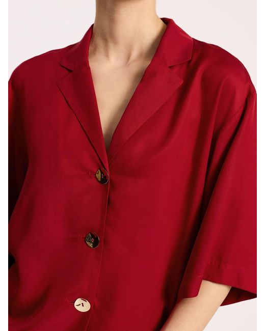 Albaray Red Button Top