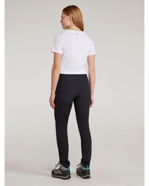 Mountain Warehouse Black Etna Water Resistant Uv Max Leggings