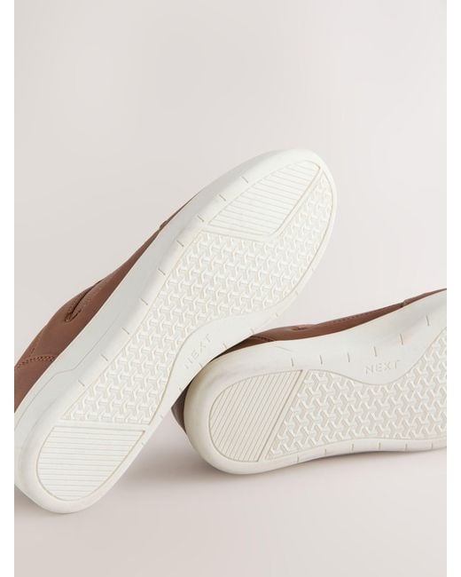 Next Brown Smart Casual Trainers for men