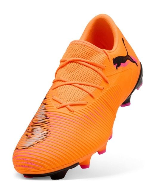PUMA Orange Future 8 Match Low Firm Ground Football Boots for men