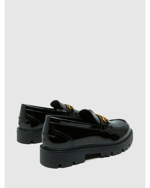 Schuh Black Lex Snaffle Loafers