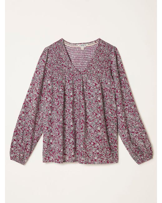 FatFace Purple Fatface Nessie Blouse