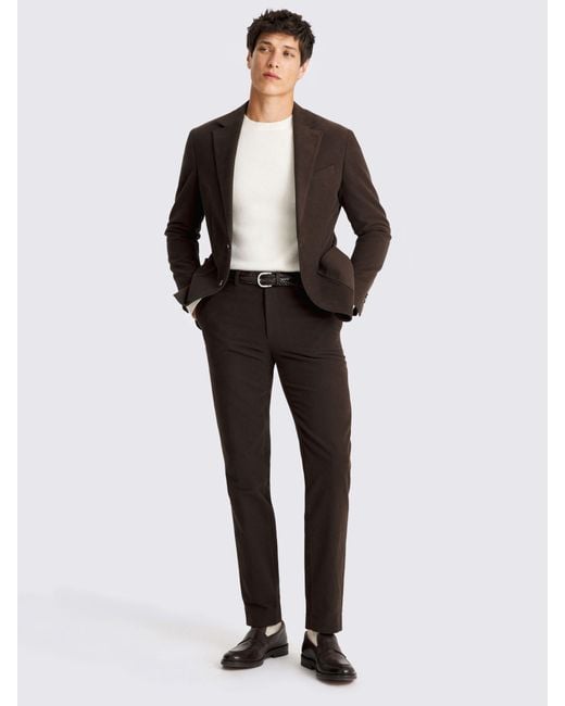 Moss Bros Brown Brushed Cord Jacket for men