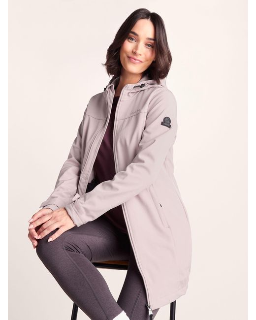 TOG24 Pink Tog 24 Long Keld Shower Resistant Hooded Softshell Jacket