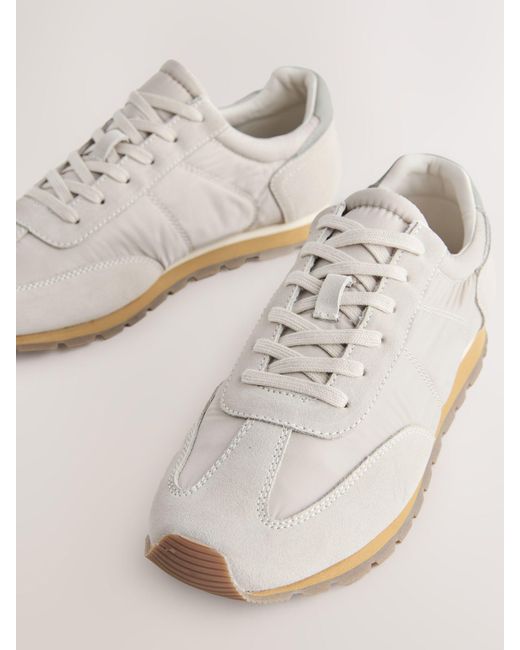 Next Natural Neutral Trainers for men