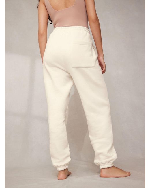 Self Natural Cuffed Joggers