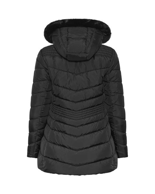 M Com Black Glam Padded Coat