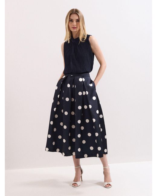 Phase Eight Blue Celeste Skirt