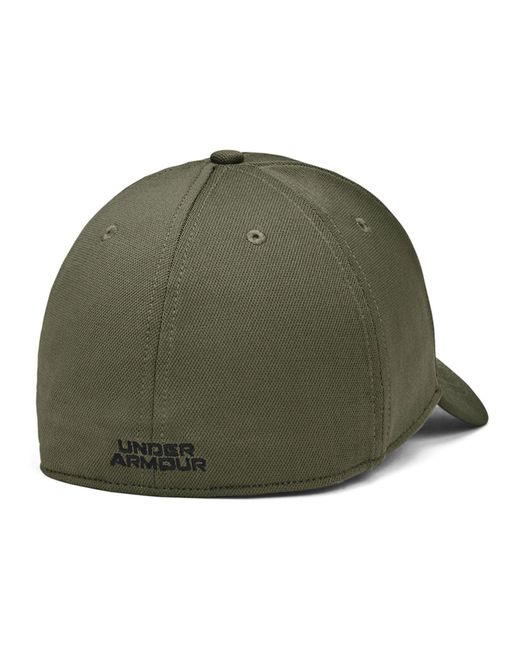 Under Armour Green Blitzing Low Stretch Fit Cap Marine Od for men