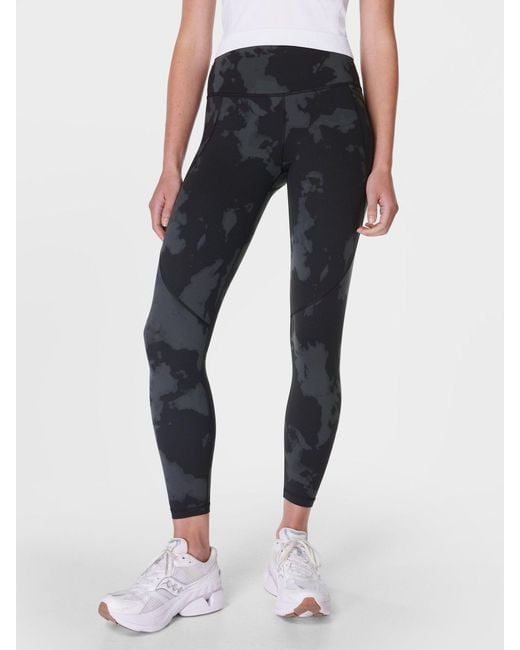 Sweaty Betty Blue 7/8 Length Power Workout Leggings