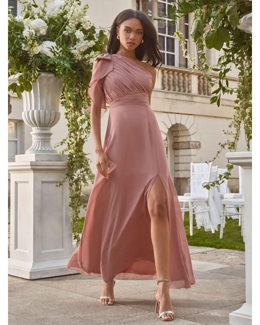 lipsy bridesmaid dresses Bow One Shoulder Maxi Wedding Dress in Green Color:BLACK MULTI ec-organiccotton BABY BLUE MAKEUP TUTORIAL