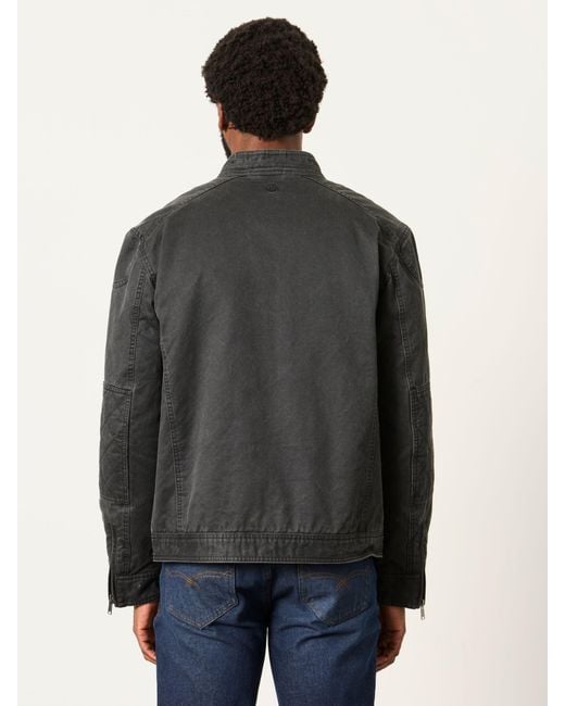 FatFace Gray Fatface Hamble Charcoal Bomber Jacket for men