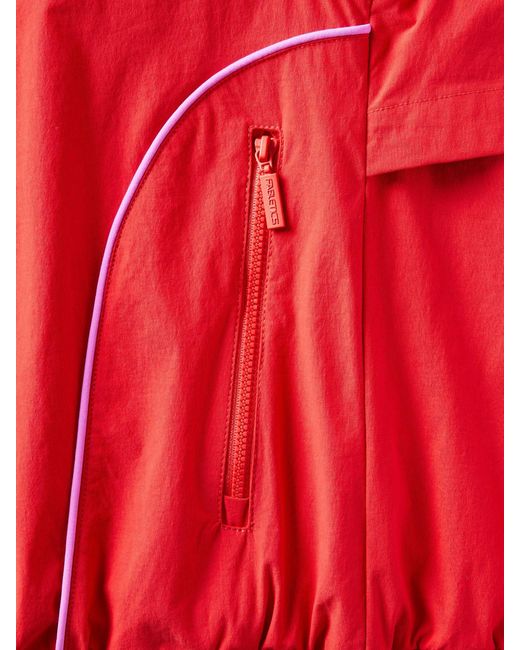 Fabletics Red Relay Track Short