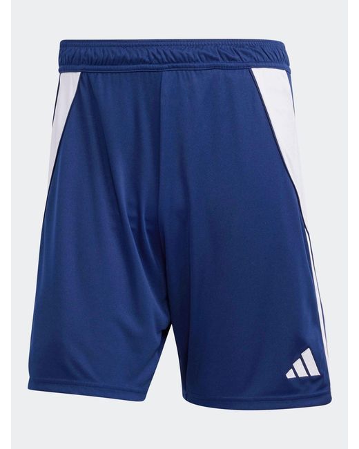 Adidas Blue Tiro 24 Training 2-In-1 Shorts for men