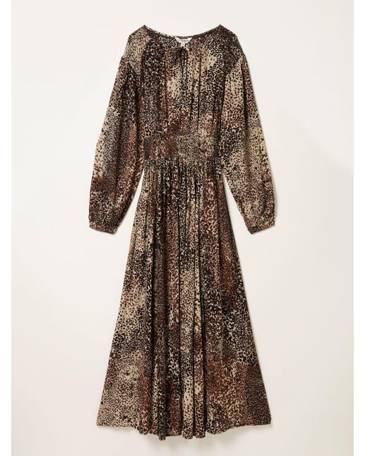 FatFace Natural Fatface Jaqs Midi Dress