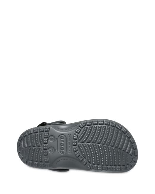 CROCSTM Gray Classic Buckle Clogs