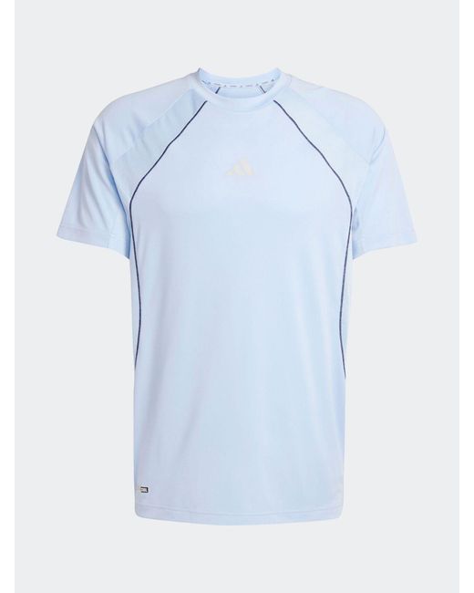 Adidas Blue Tech Apparel Climacool T-Shirt for men